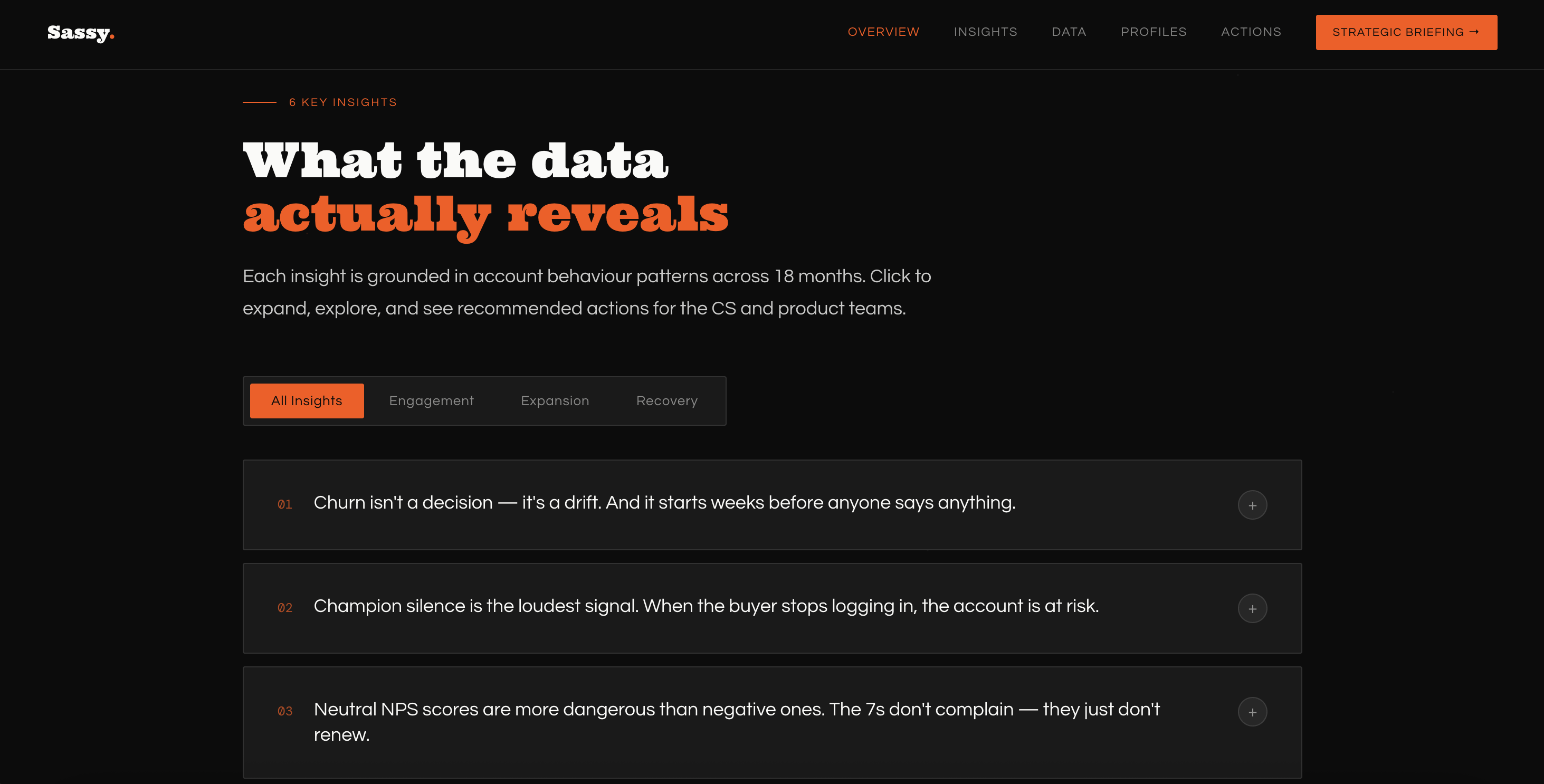 Intelligence Report Insights